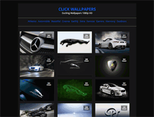 Tablet Screenshot of clickwallpapers.com